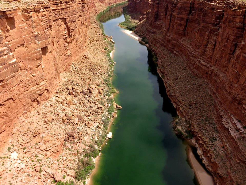 Colorado River at Marble Canyon in AZ