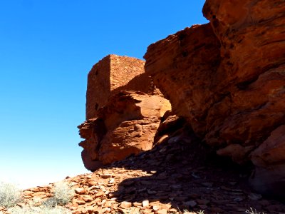 Wukoki Pueblo Ruin at Wupatki NM in AZ