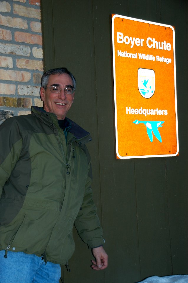 Tom Melius at Boyer Chute NWR