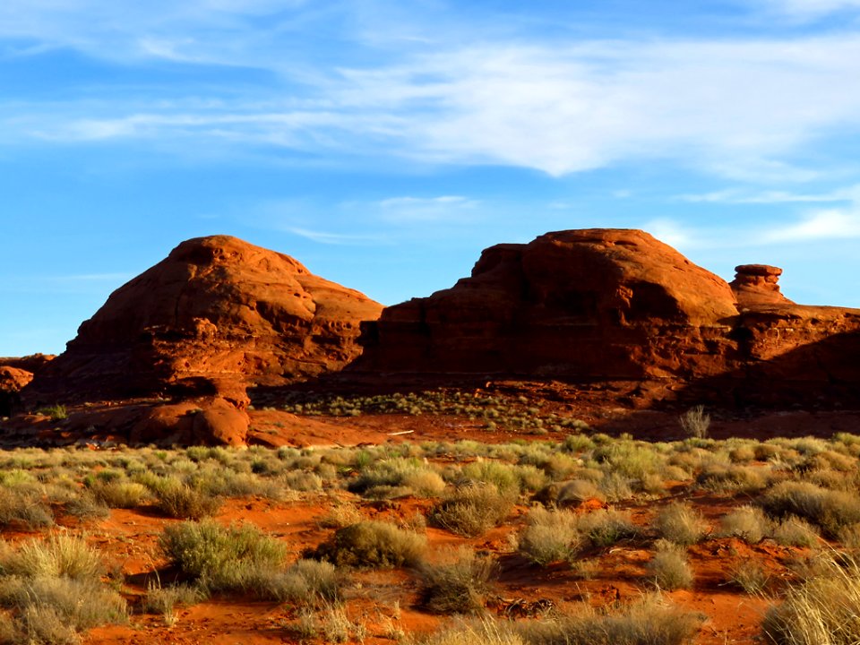 Sunset on Navajo Land at Arizona / Utah Border photo