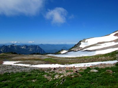 Paradise Skyline Trail at Mt. Rainier NP in WA