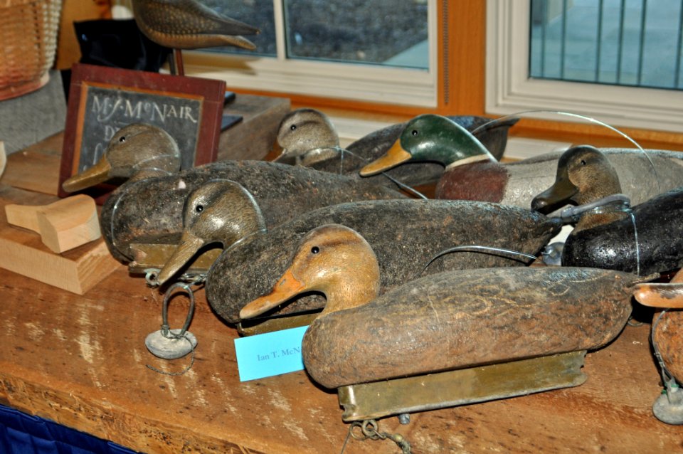 Decoy carving demonstration