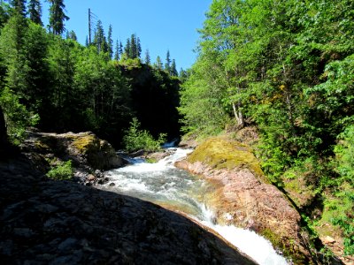 Lava Canyon Trail in Washington photo