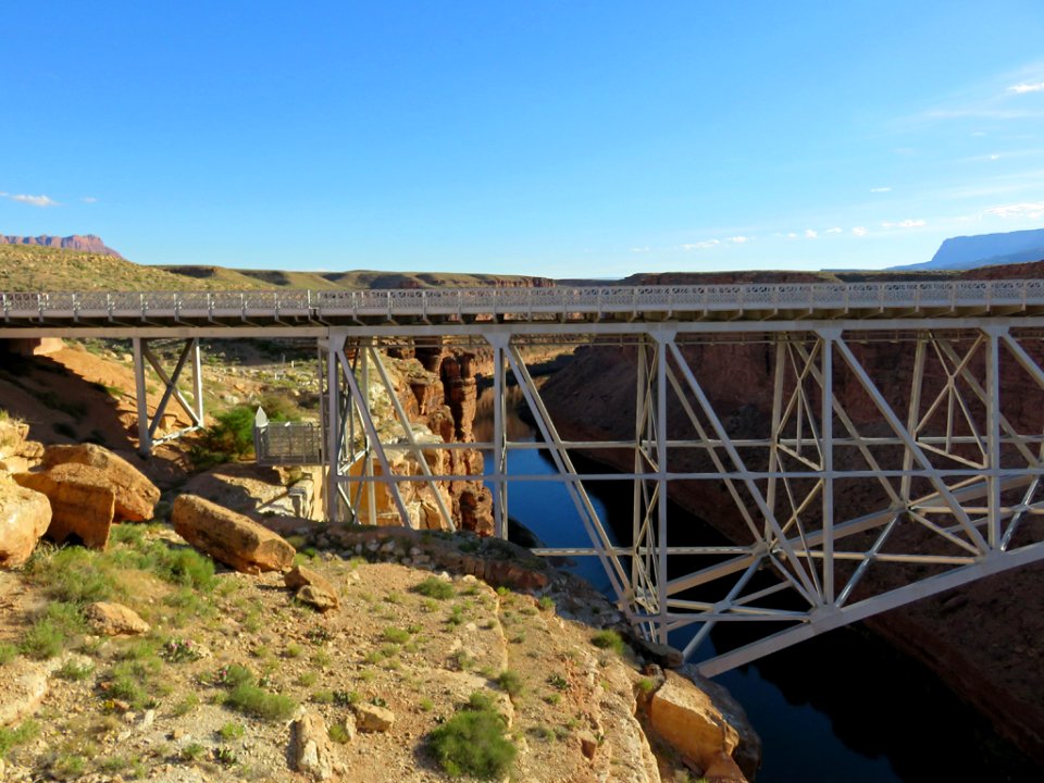 Navajo Bridge at Marble Canyon in AZ