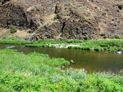 John Day River at John Day Fossil Beds NM in OR