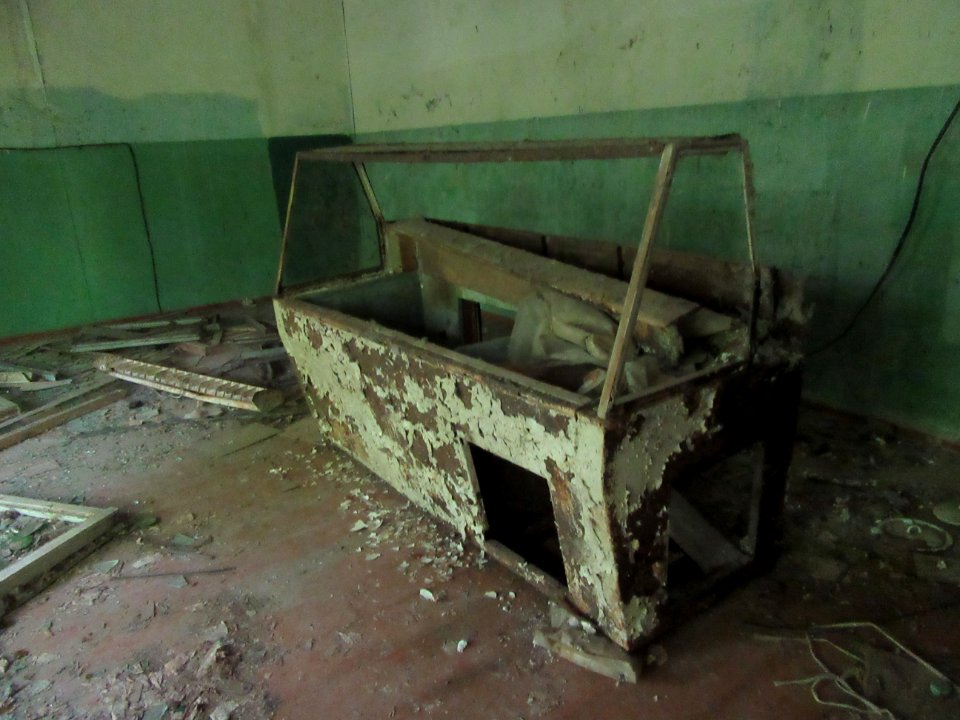 Cooler case from magazine Cherevach Village Chernobyl exclusion zone Ukraine
