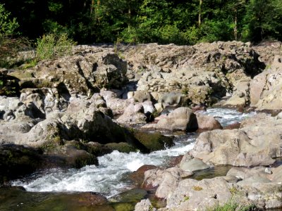 Moulton Falls Park at Lewis River in WA