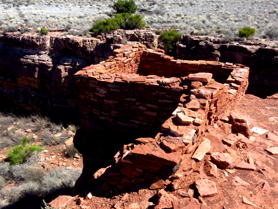 Lomaki Pueblo Ruin at Wupatki NM in AZ