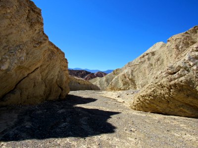 Zabriskie Point Trail at Death Valley NP in CA photo