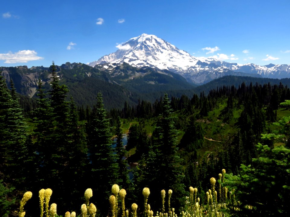 Tolmie Peak Trail at Mt. Rainier NP in WA
