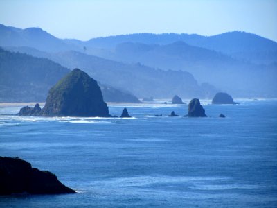 Cannon Beach at Pacific Coast In OR