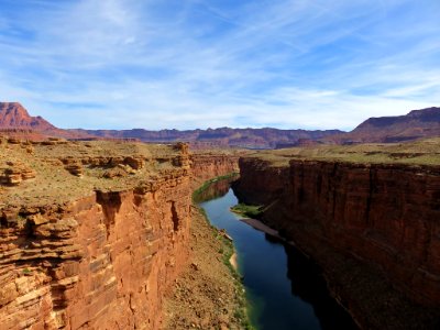 Colorado River at Marble Canyon in AZ photo