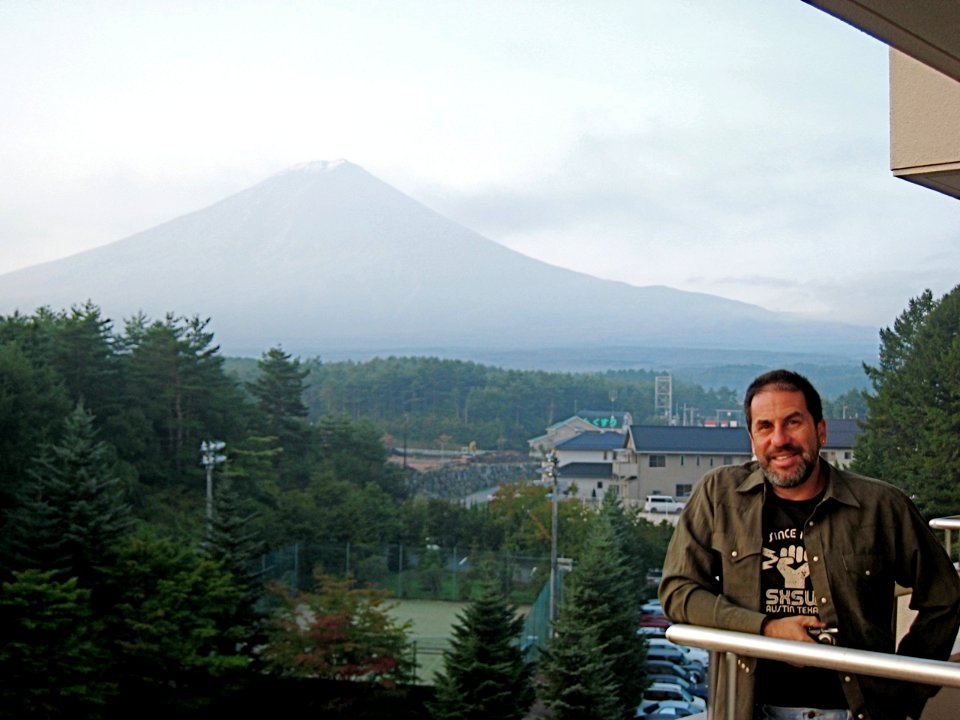 Mt Fuji (Alan for Scale)