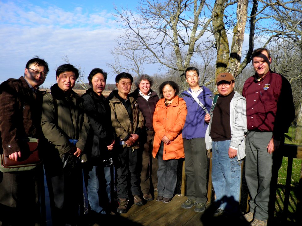 Chinese Delegation Visitors Sherburne National Wildlife Refuge