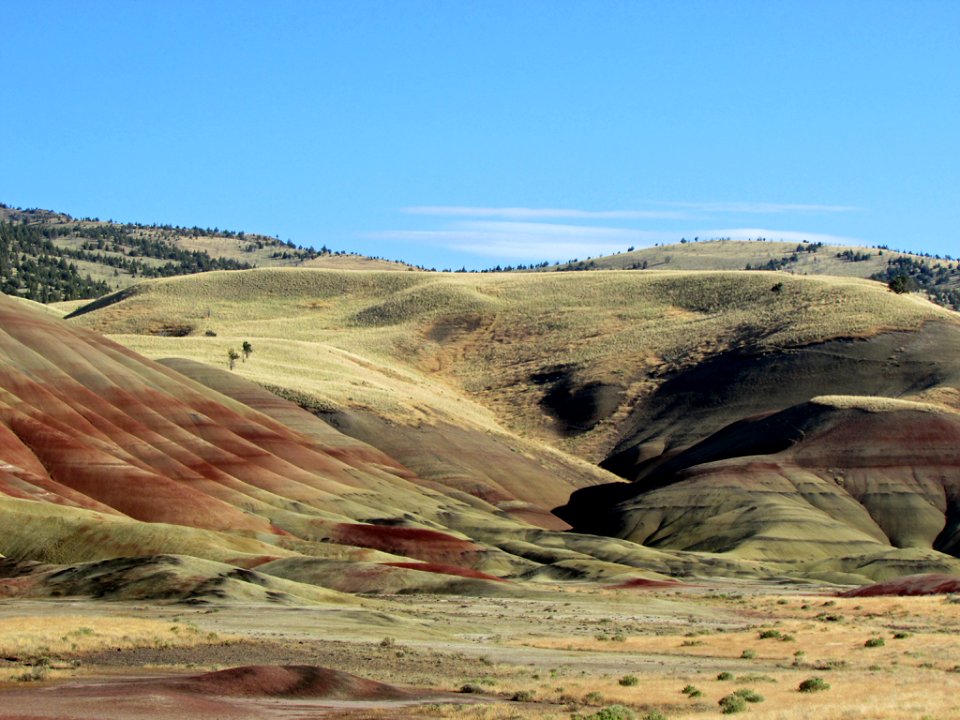 Painted Hills Unit at John Day Fossil Beds NM in OR