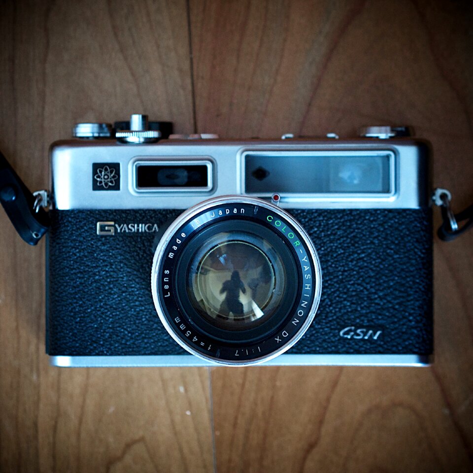 Photography vintage brown camera