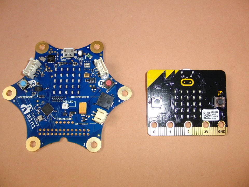 Calliope mini und micro:bit