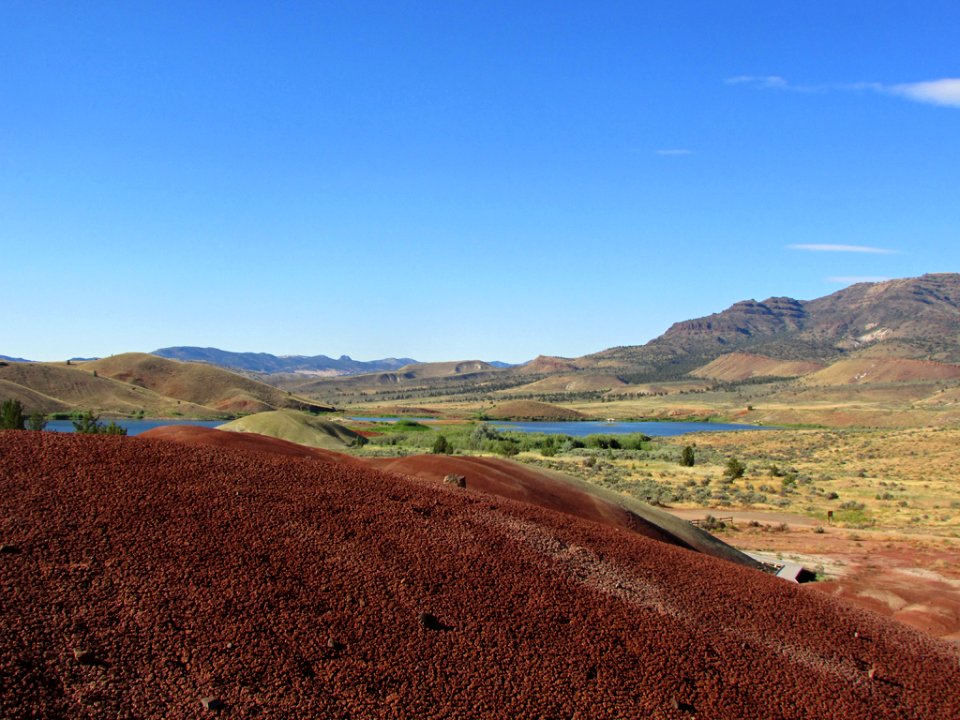 Painted Hills Unit at John Day Fossil Beds NM in OR
