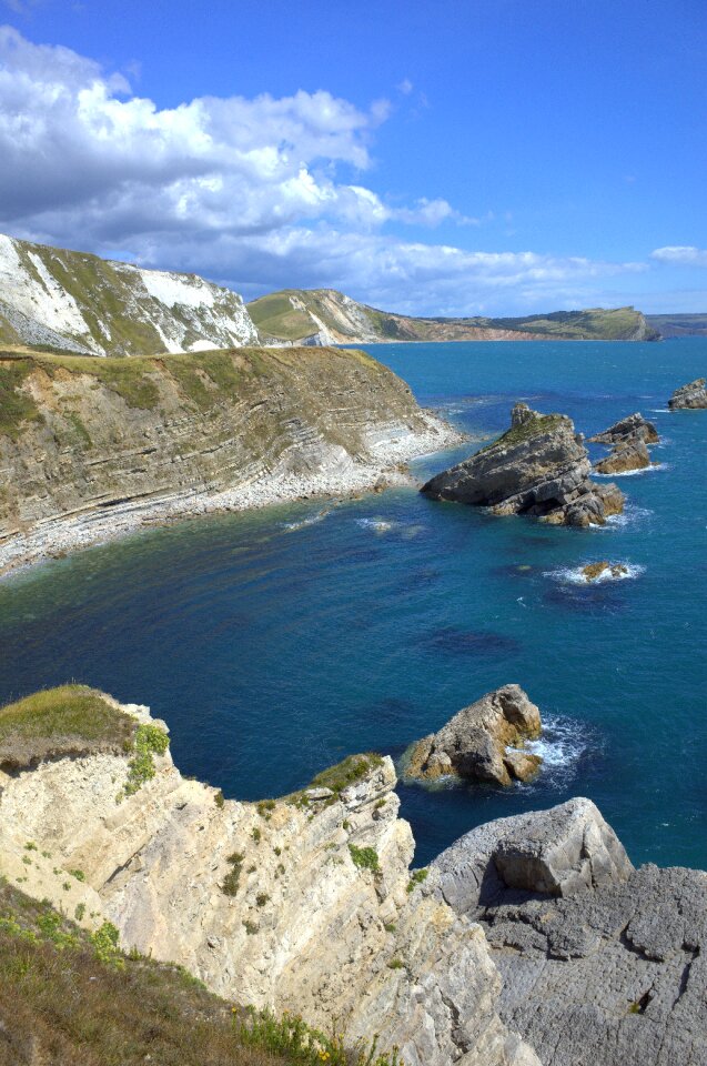 Water shore cliff