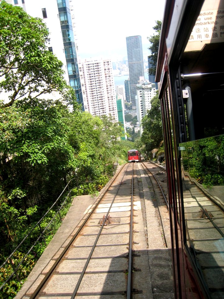 Looking Down the Tramway