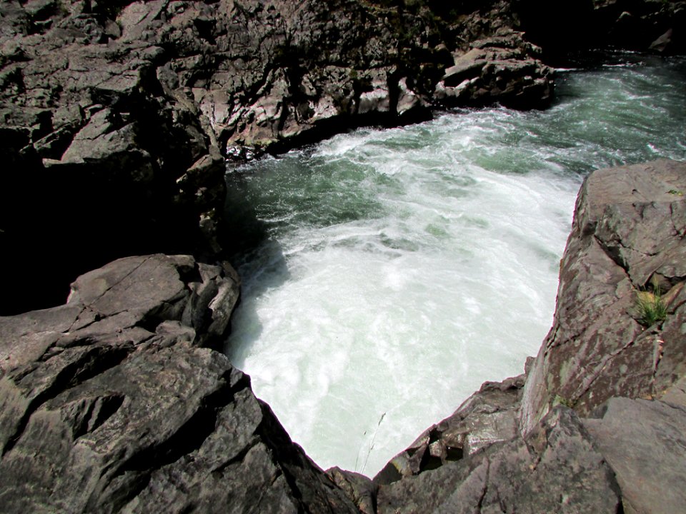 Moulton Falls Park at Lewis River in WA