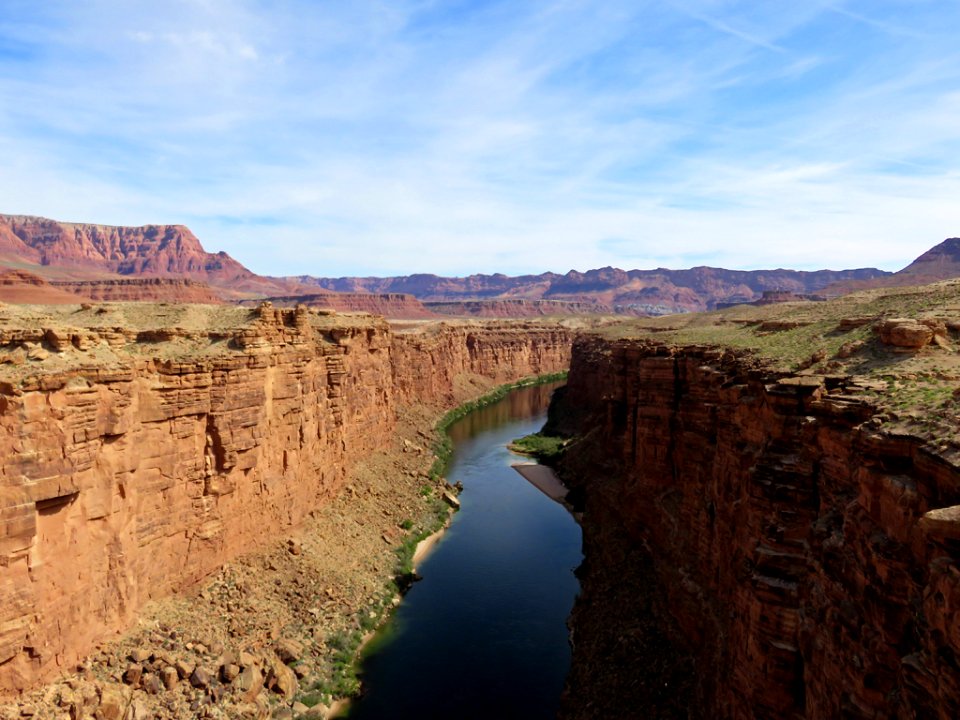 Colorado River at Marble Canyon in AZ