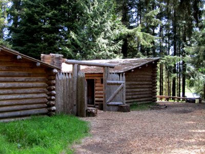 Fort Clatsop at Pacific Coast In OR photo