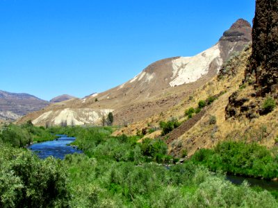 Sheep Rock Unit at John Day Fossil Beds NM in Oregon photo