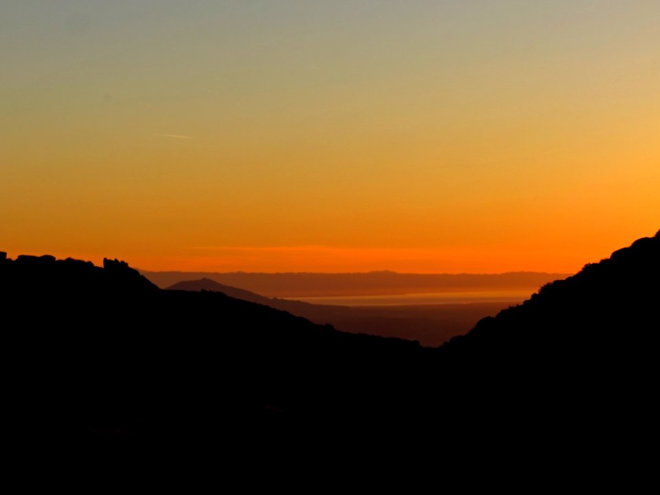 Morning in Desert near Borrego Springs, California