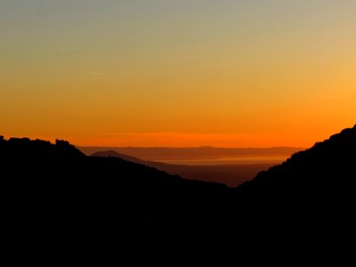 Morning in Desert near Borrego Springs, California photo