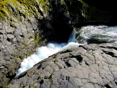 Lava Canyon Trail in Washington photo