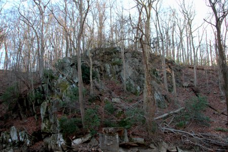 Ruins of old mill on Rock Creek