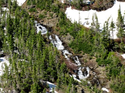 Waterfall at Glacier NP in Montana