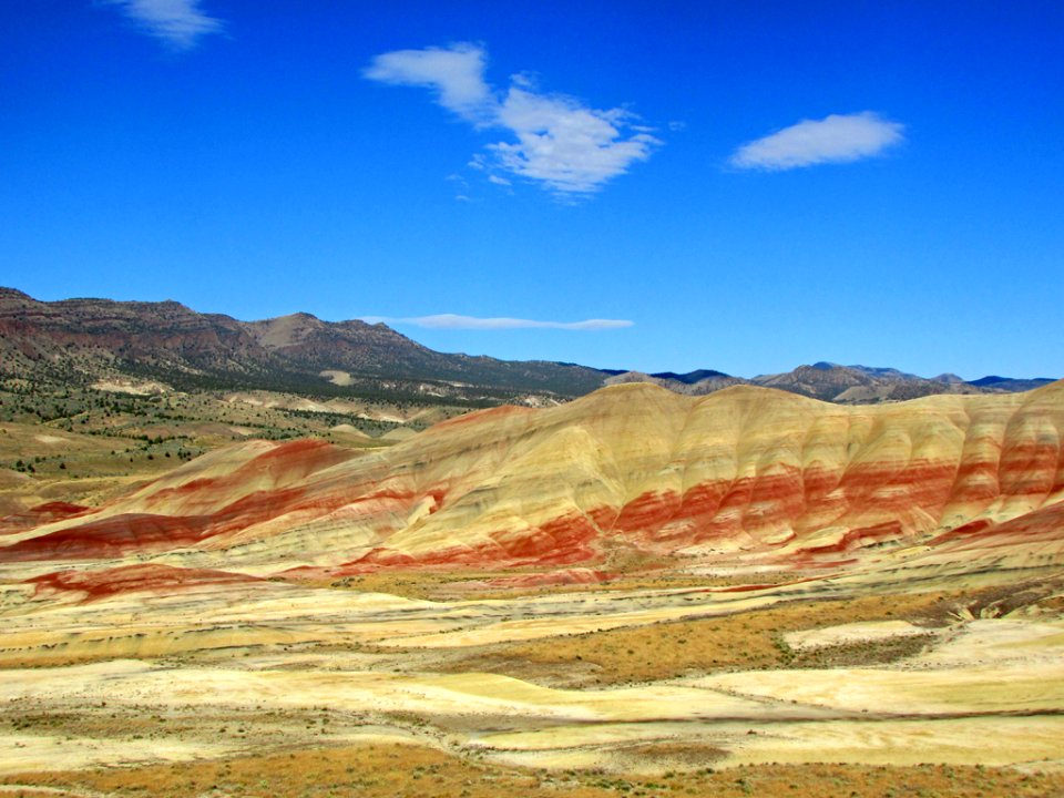 Painted Hills Unit at John Day Fossil Beds NM in OR