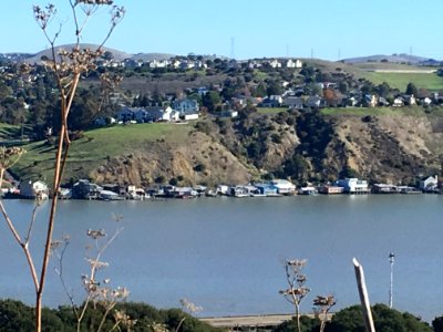 Homes on Sandy Beach Road, Vallejo, from Mare Island photo