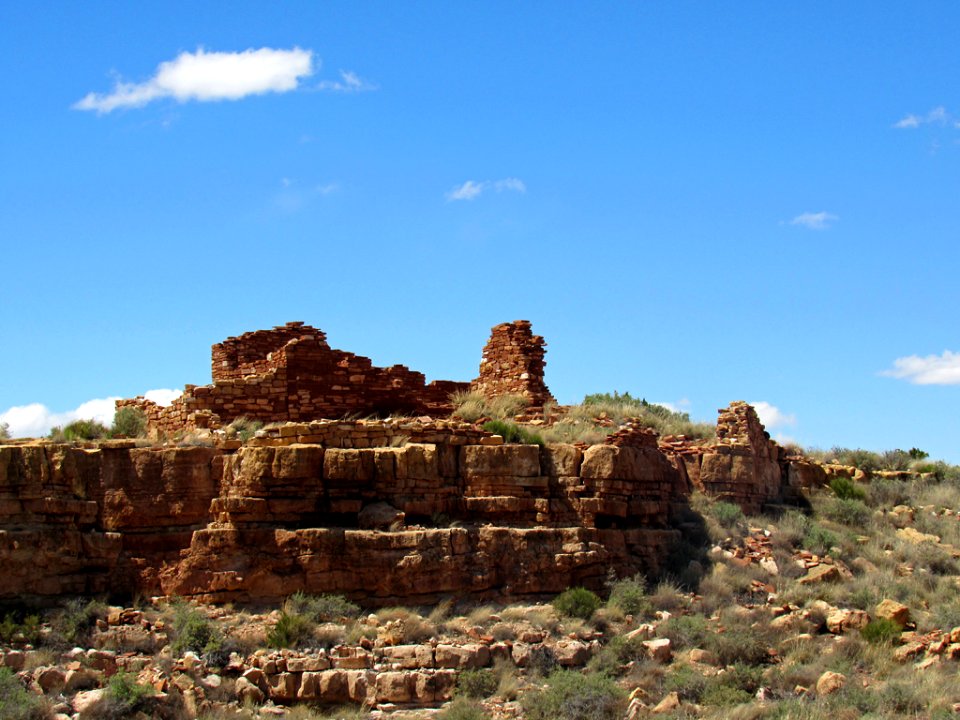 Lomaki Ruin at Wupatki NM in Arizona