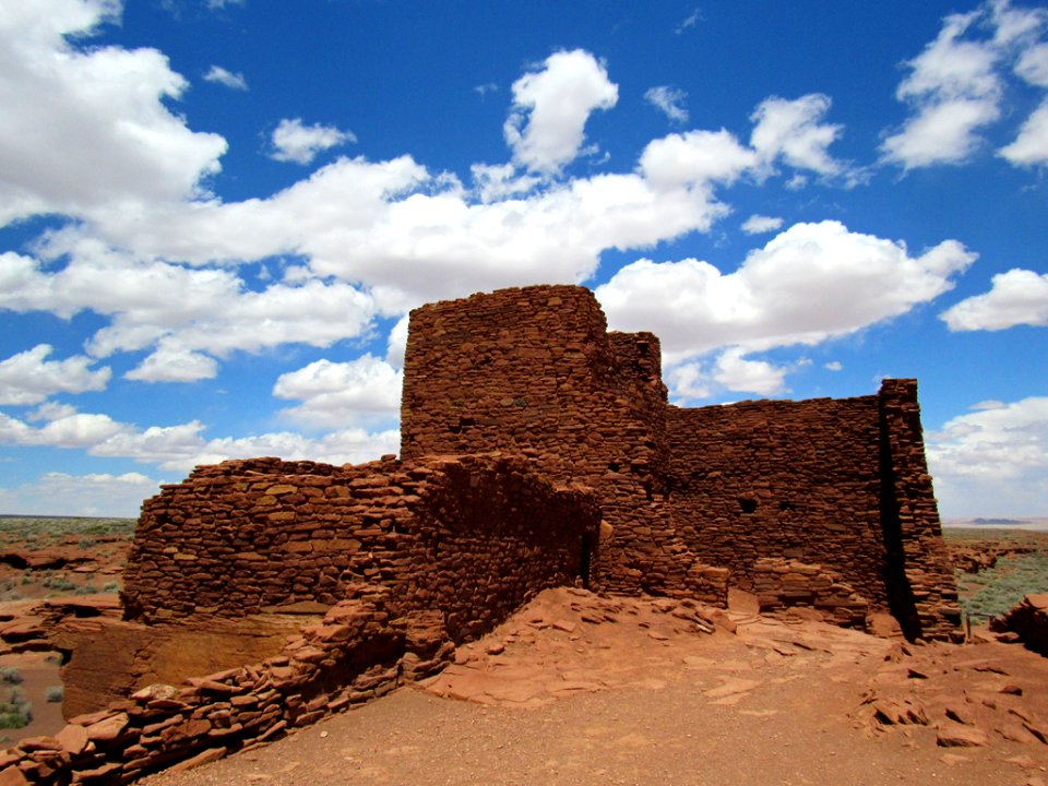 Wukoki Ruin at Wupatki NM in Arizona