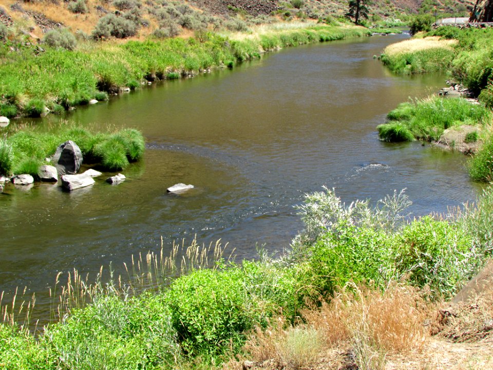 John Day River at John Day Fossil Beds NM in OR
