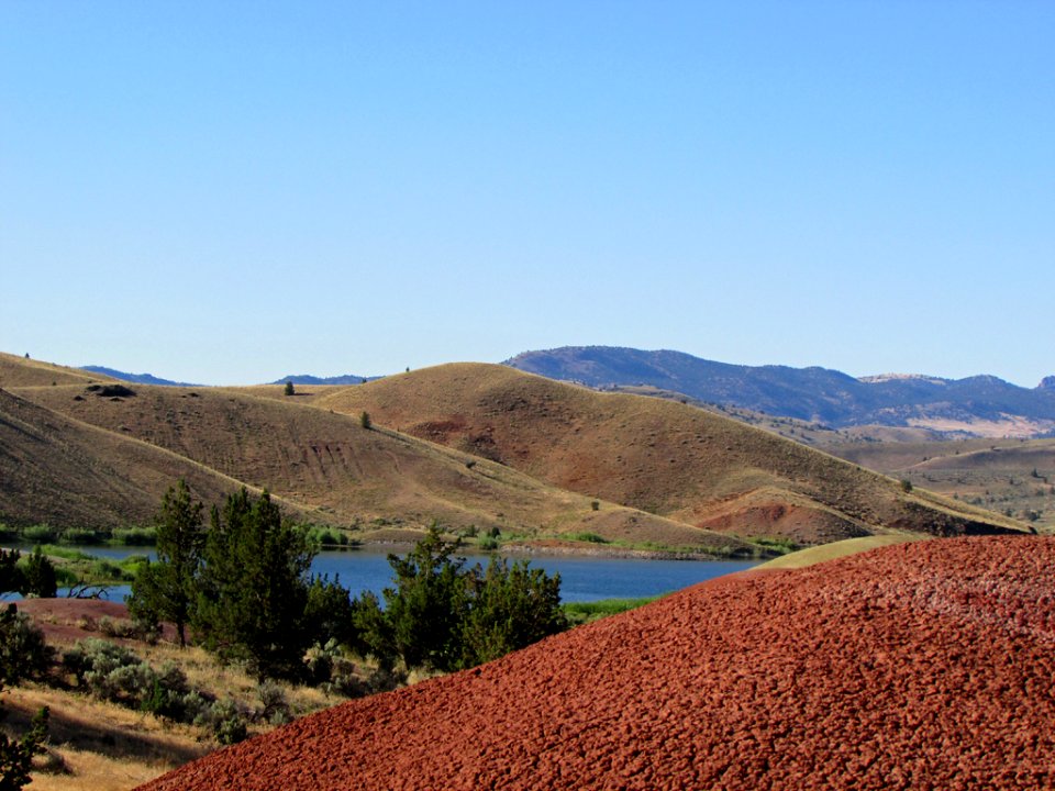 Painted Hills Unit at John Day Fossil Beds NM in OR