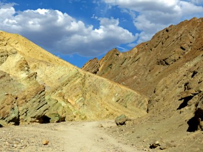 Golden Canyon at Death Valley NP in California photo