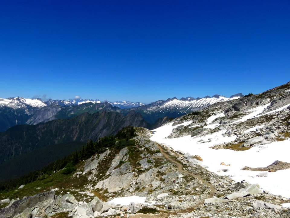Hidden Lake Trail at North Cascades NP in WA