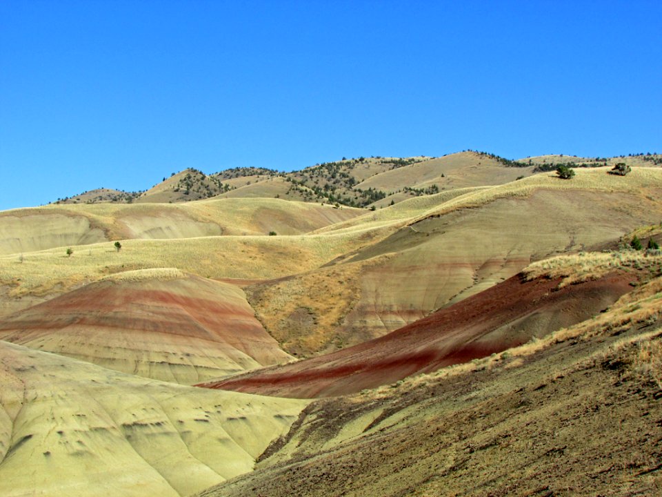 Painted Hills Unit at John Day Fossil Beds NM in OR