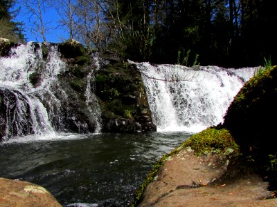 Moulton Falls Park at Lewis River in Washington