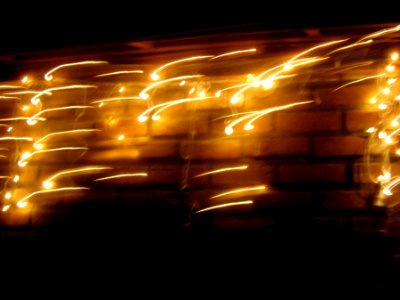 Lightpainting the Xmas Lights