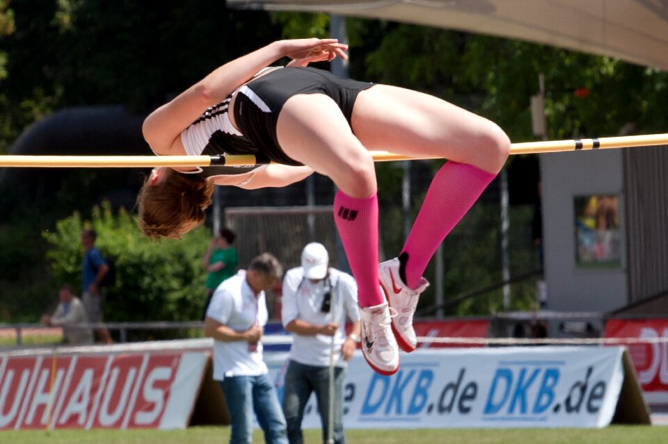 Athletics high jump junior gala mannheim