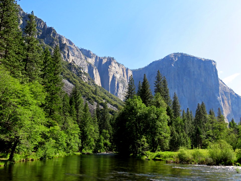 Merced River at Yosemite NP in CA