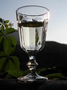 Drink crystal glass liquid photo