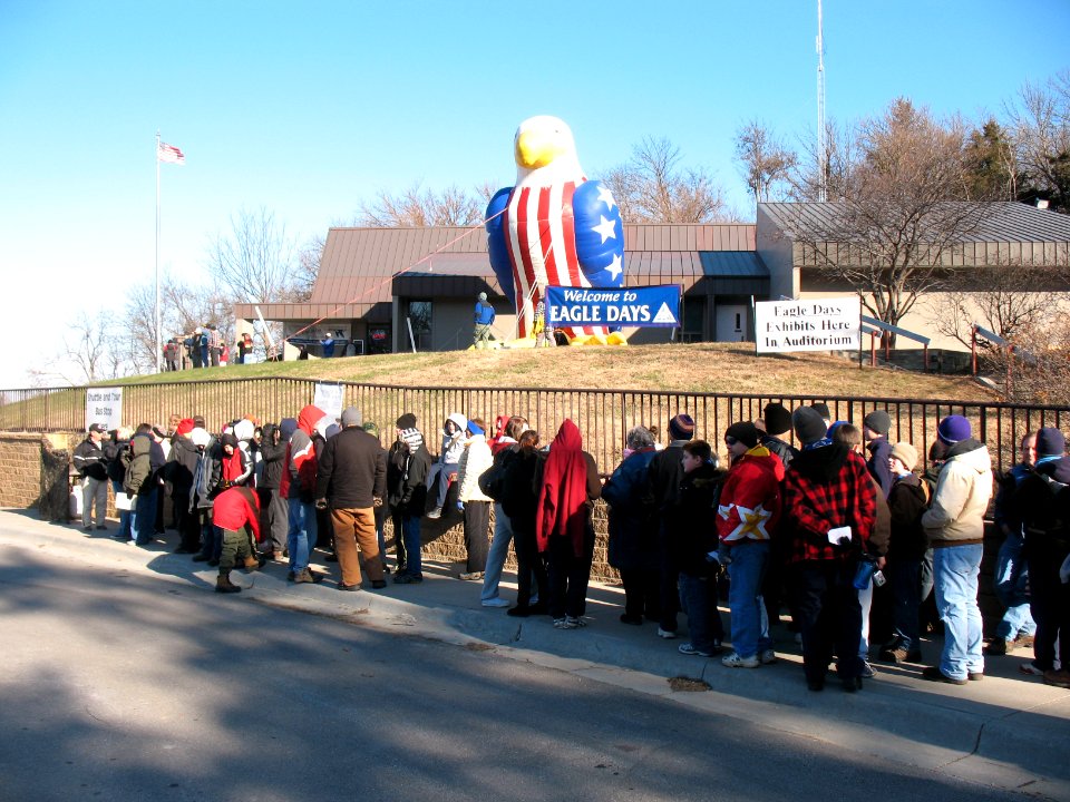 Visitors at Eagle Days