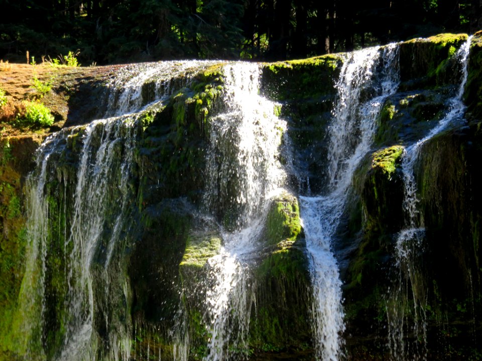 Lower Lewis River Falls in WA