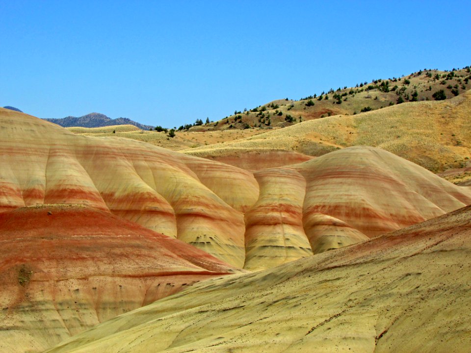 Painted Hills Unit at John Day Fossil Beds NM in OR